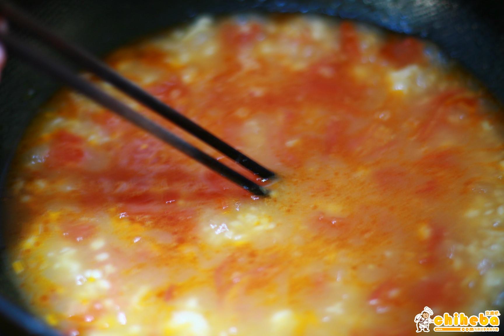 西红柿鸡蛋疙瘩汤的做法 步骤8